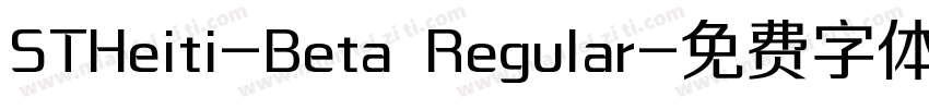STHeiti-Beta Regular字体转换